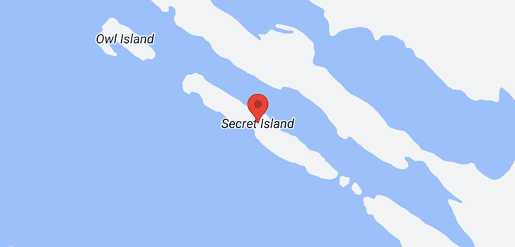 map of LOT 23 Secret Island